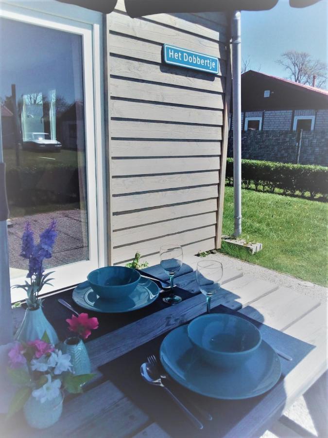 Het Dobbertje, Charmant Houten Huisje Sint Maartensvlotbrug Экстерьер фото